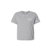 Gray t-shirt with 'Eveready Travel' text on a white background