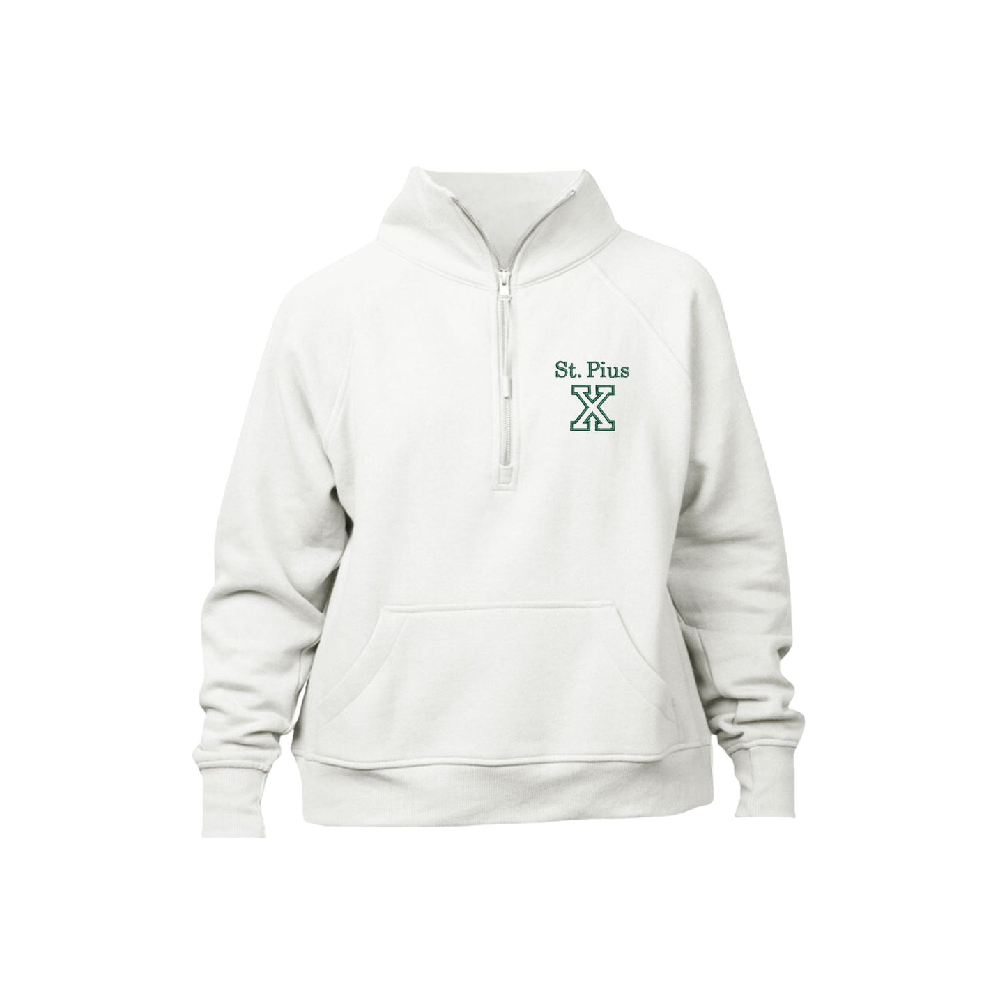 Embroidered St. Piux X Women's Boxy Fit Quarter Zip | SPX EB