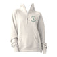 ladies linen boxy quarter zip with st. pius logo embroidery