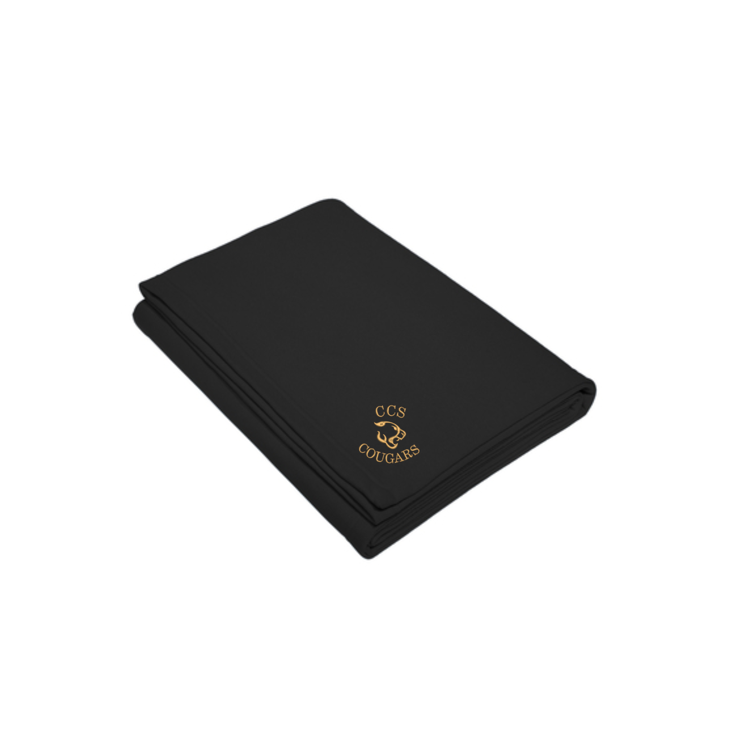 Embroidered CCS Cougars Logo Sweatshirt Blanket | CCSED3
