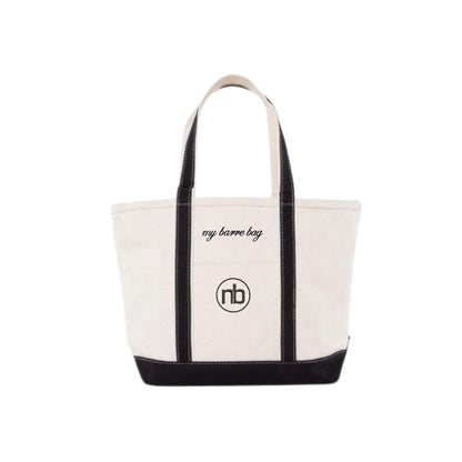 Embroidered "NB My Barre Bag" Medium Canvas Tote