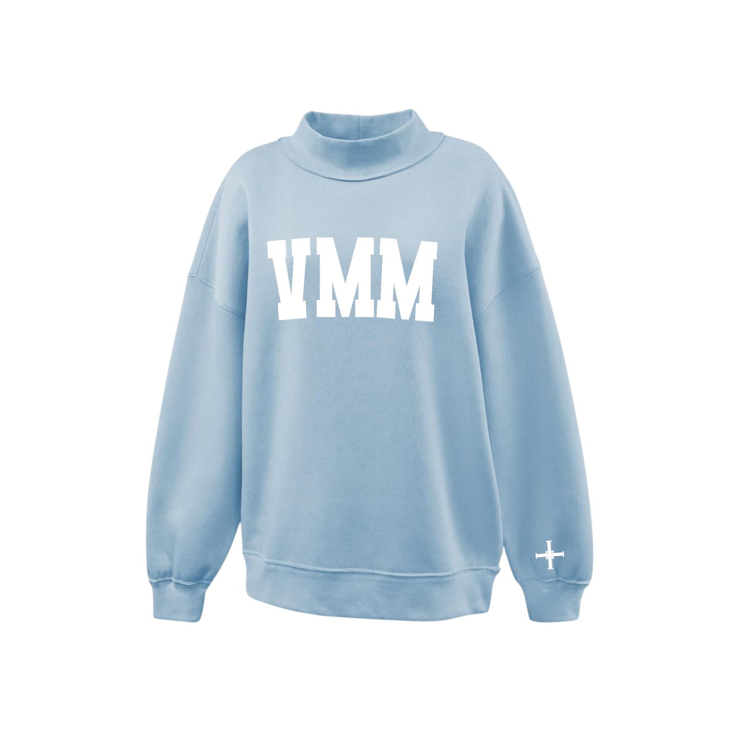 *PREORDER (EARLY OCTOBER)* VMM Oversized Ladies Mockneck Pullover | Ladies Fit | VMM _DTF VMM