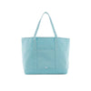 lake blue coated canvas maxi tote