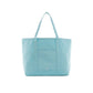 lake blue coated canvas maxi tote