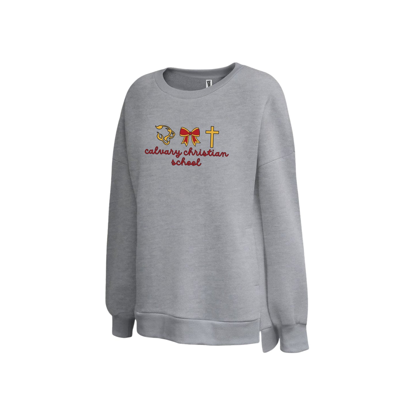 Printed CCS Coquette Icon Ladies Droptail Crew | CCSDTF30