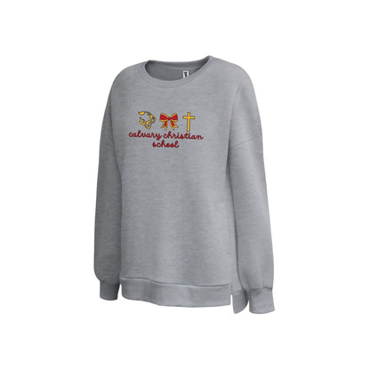 Printed CCS Coquette Icon Ladies Droptail Crew | CCSDTF30