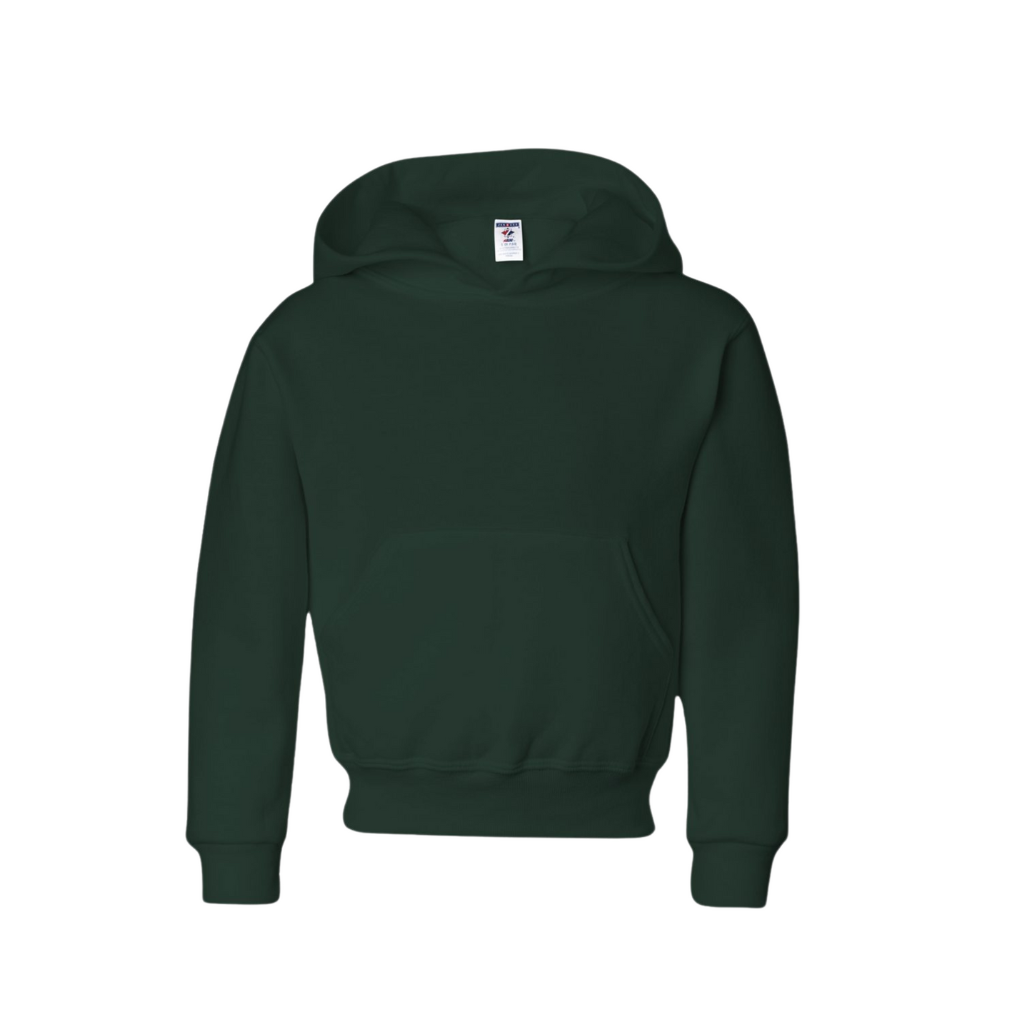 forest green hooded sweatshirt