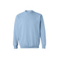 A light blue crewneck sweatshirt displayed on a clean white background.