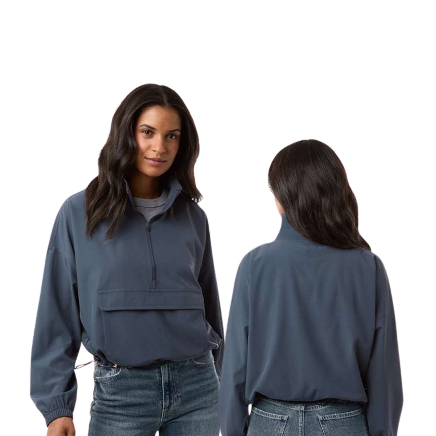 Women's SJS Stretch Woven Quarter-Zip Pullover | SJS E00