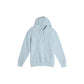 Light blue hoodie on a white background
