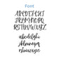 font letters