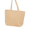 Embroidered Shadow Block Initial Crochet Tote Bag