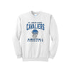 Distressed SJS Cavaliers Basketball Crewneck Sweatshirt | Adult and Youth | SJS DTG 1