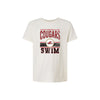 Printed Distressed Cougars Swim T-Shirt | CCSDTG19