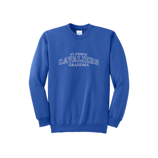 St. Joseph School Cavaliers GRANDMA Embroidered Athletic Sweatshirt | SJSE10-GM