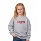Embroidered 3D Puff Cougars Youth Crewneck | CCSED27