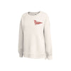 Embroidered Cougars Pennant Flag Ladies Crewneck | CCSED29