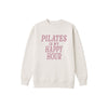 Pilates Is My Happy Hour Oversized Crew | AG X Olivia Mock
