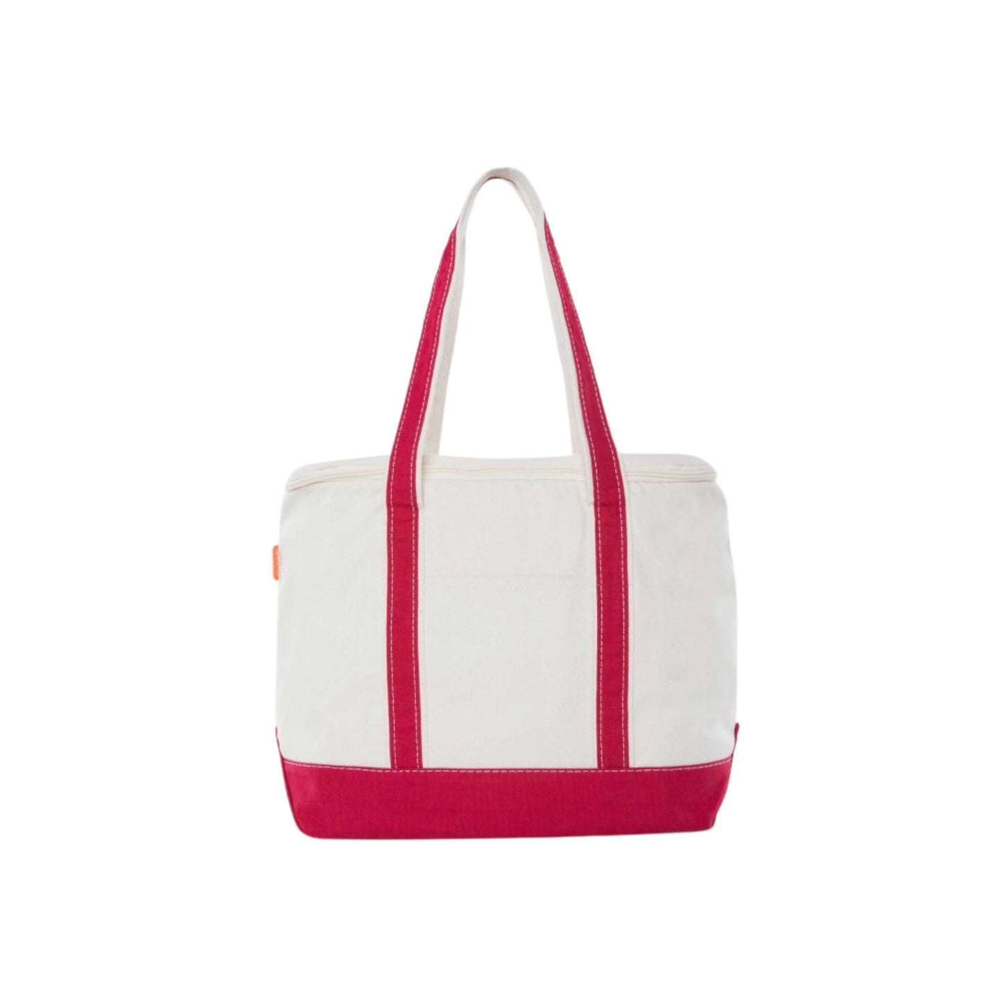 Personalized Large Canvas Lunch Cooler Tote