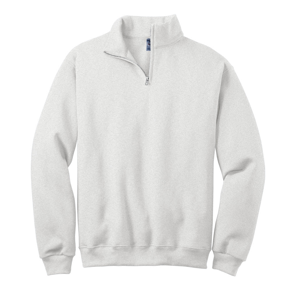 white quarter zip