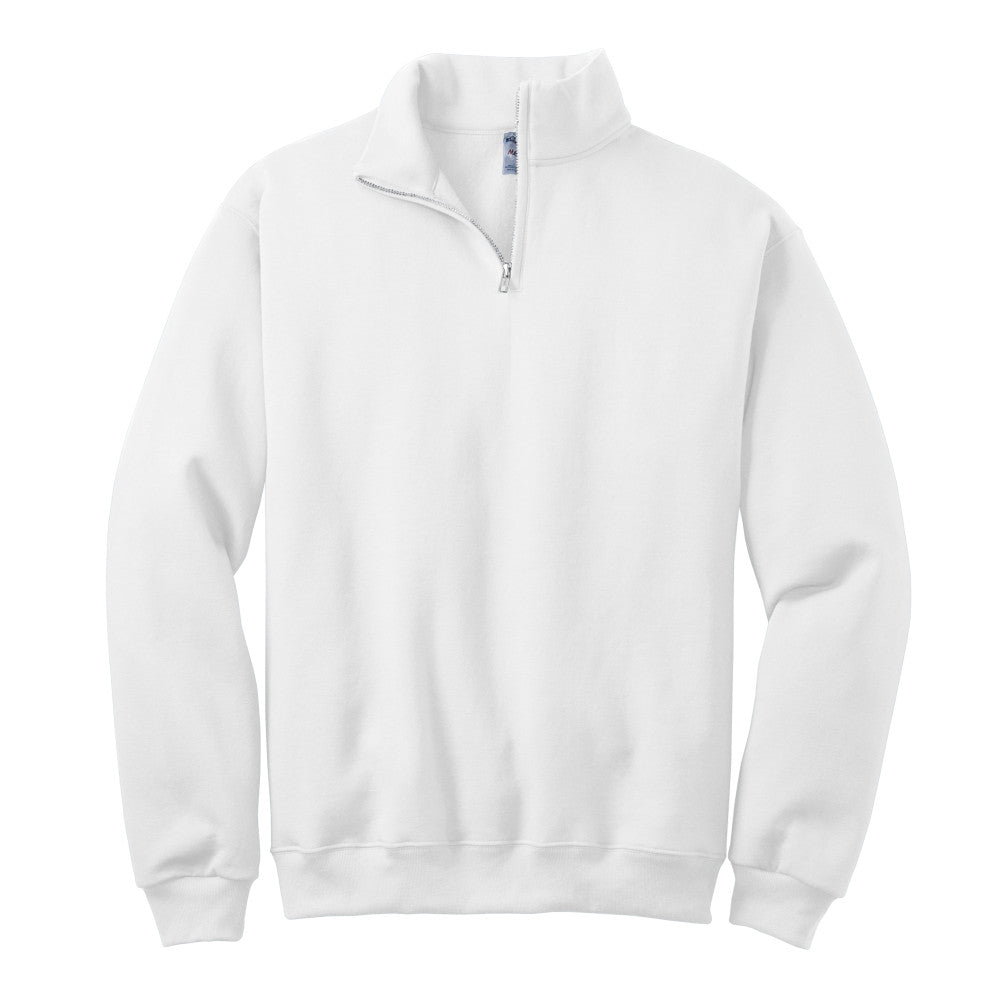 white quarter zip