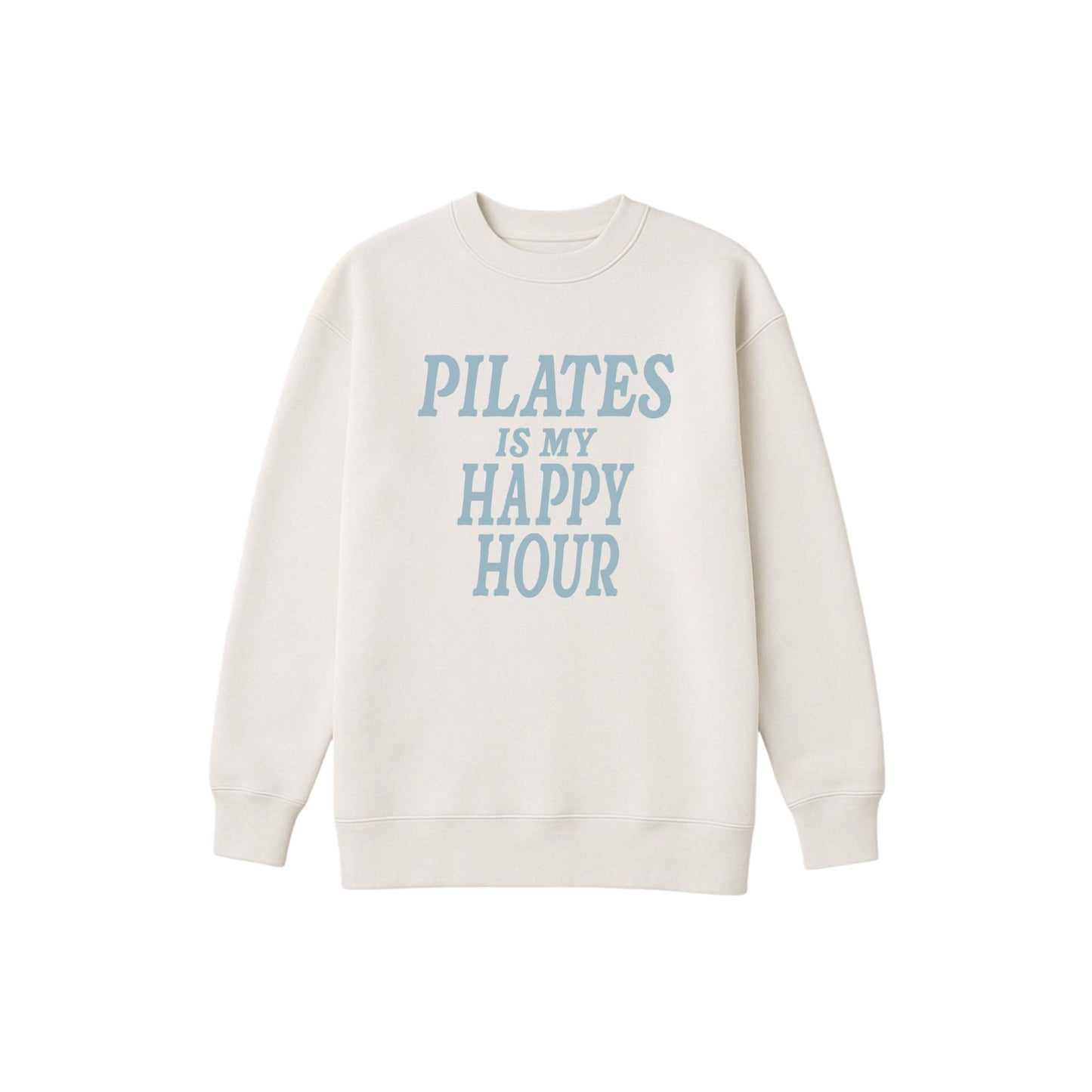 Pilates Is My Happy Hour Oversized Crew | AG X Olivia Mock