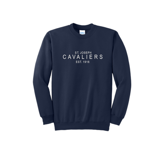 Adult St. Joseph School Cavaliers Embroidered Sweatshirt | SJSEA