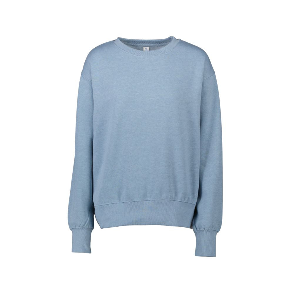 Light blue sweatshirt on a white background