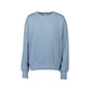 Light blue sweatshirt on a white background