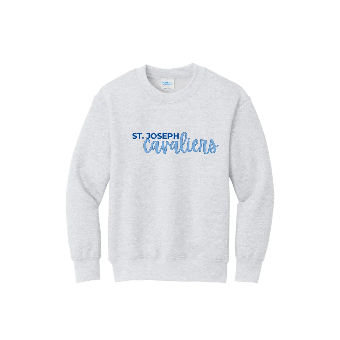 Adult and Youth St. Joseph Cavaliers Crewneck Sweatshirt  | SJS DTF 20