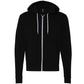 black bella and canvas full zip hooded jacket