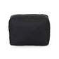 black nylon makeup bag