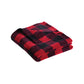 buffalo plaid fleece blanket