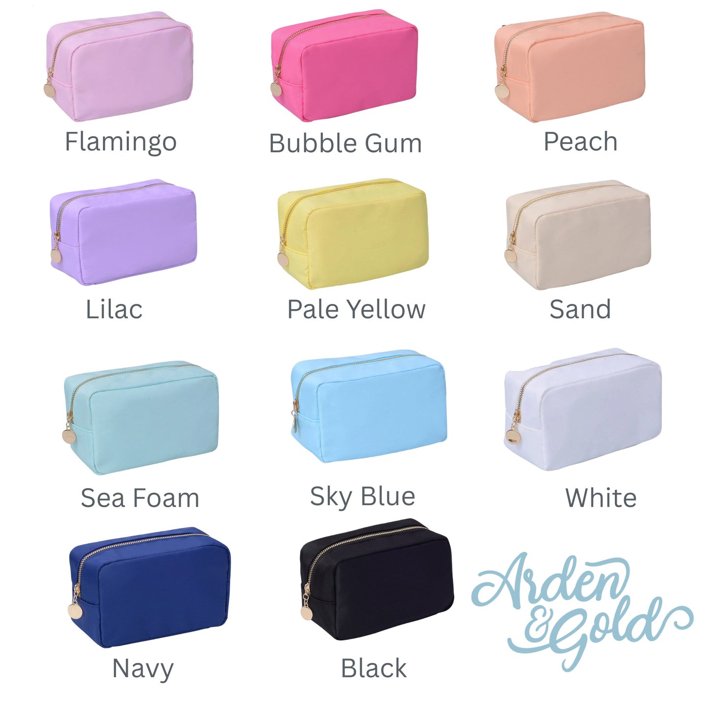 Personalized Embroidered Pencil Pouch and Name