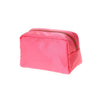 coral pink nylon pouch