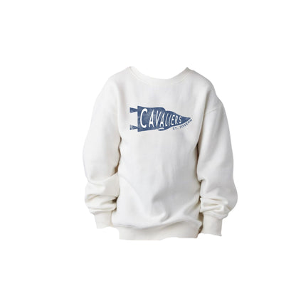 Youth Cavaliers Pennant Fleece Enza Crew | SJS DTF 26