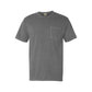 grey  comfort colors pocket t-shirt