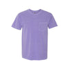 Floral Paw Print Comfort Colors Pocket Tee