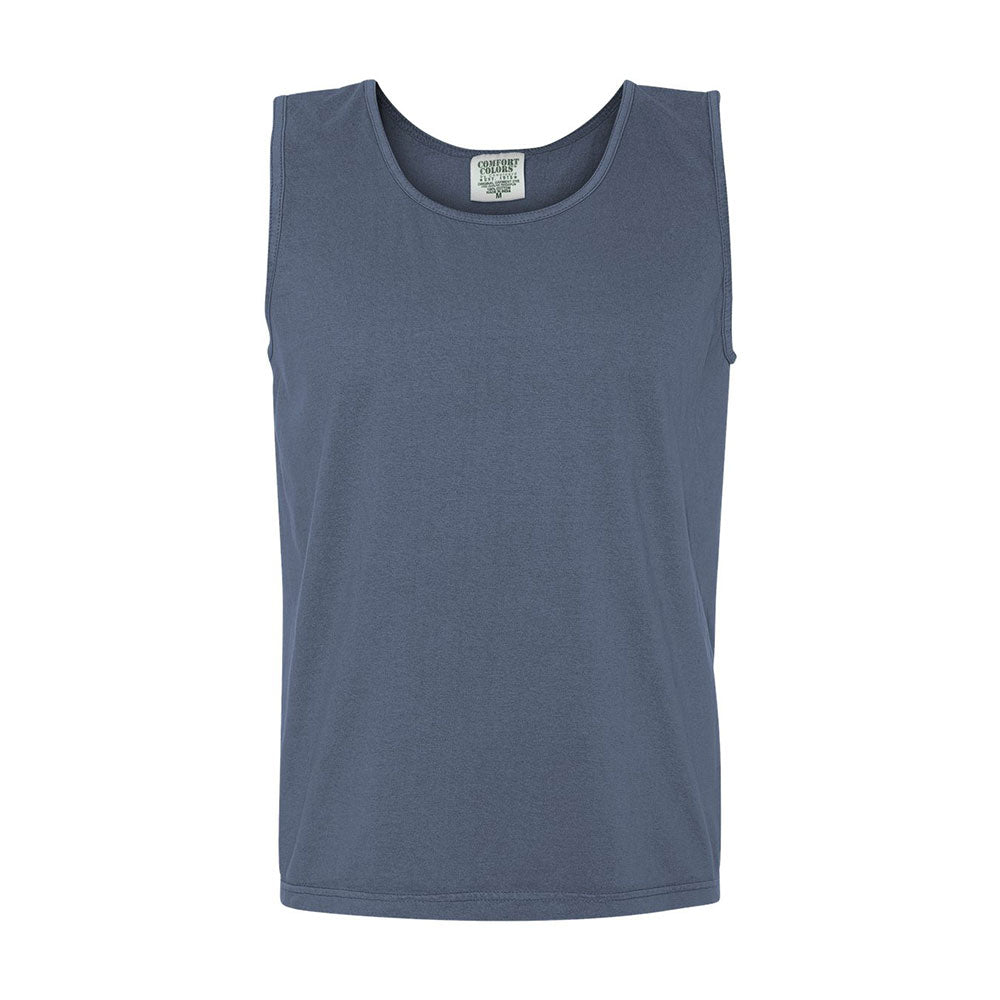 Embroidered Mini Monogram Comfort Color Tank Top