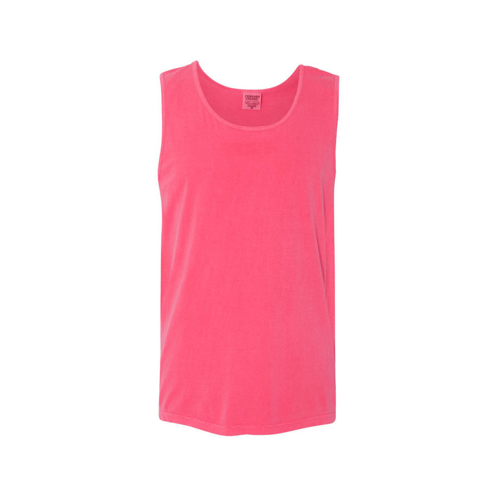 Embroidered Mini Monogram Comfort Color Tank Top