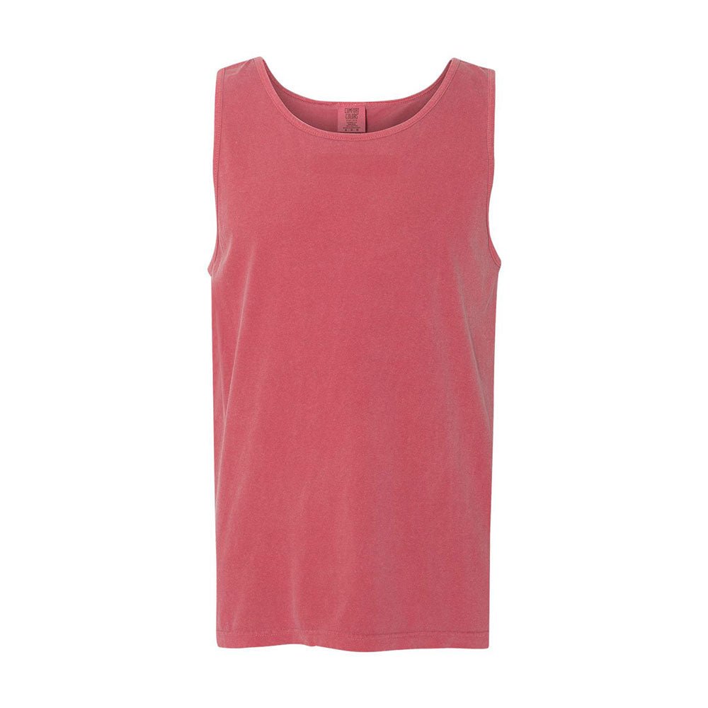 Embroidered Mini Monogram Comfort Color Tank Top