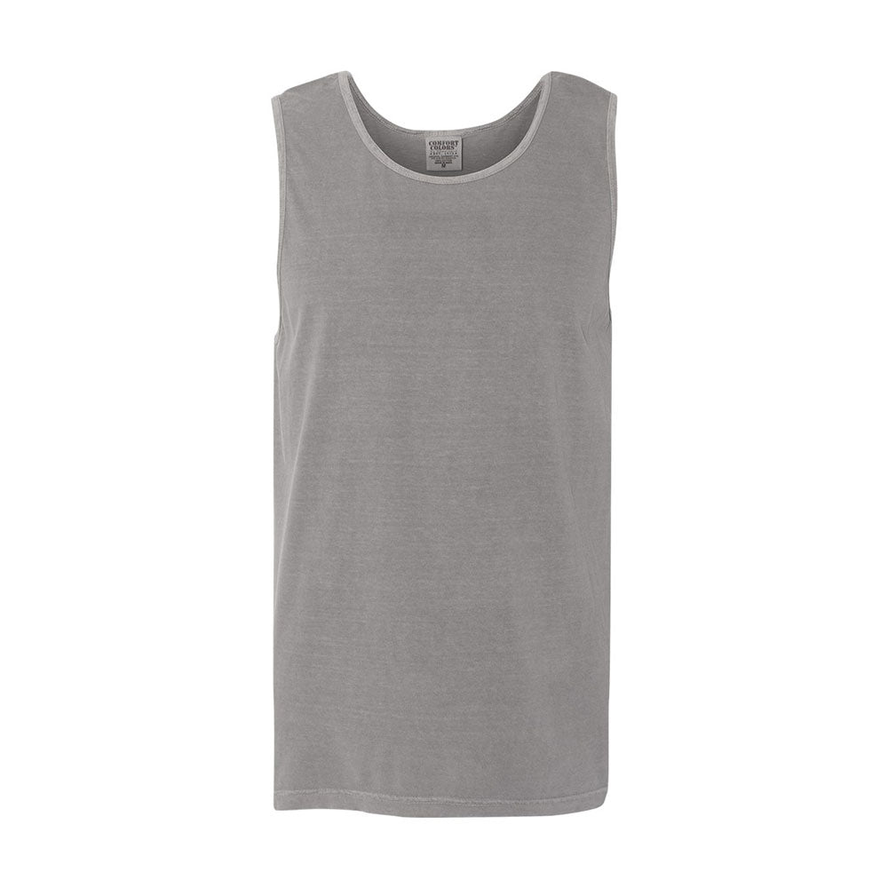 Embroidered Mini Monogram Comfort Color Tank Top