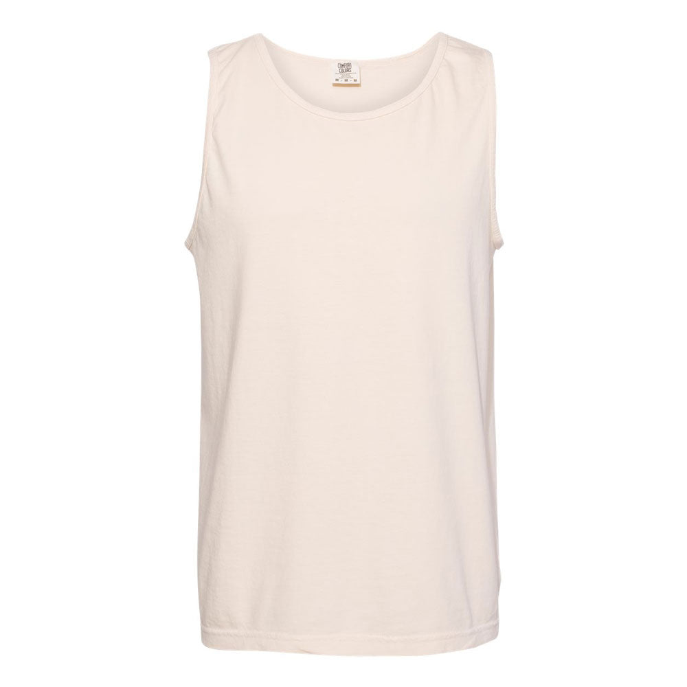 Embroidered Mini Monogram Comfort Color Tank Top