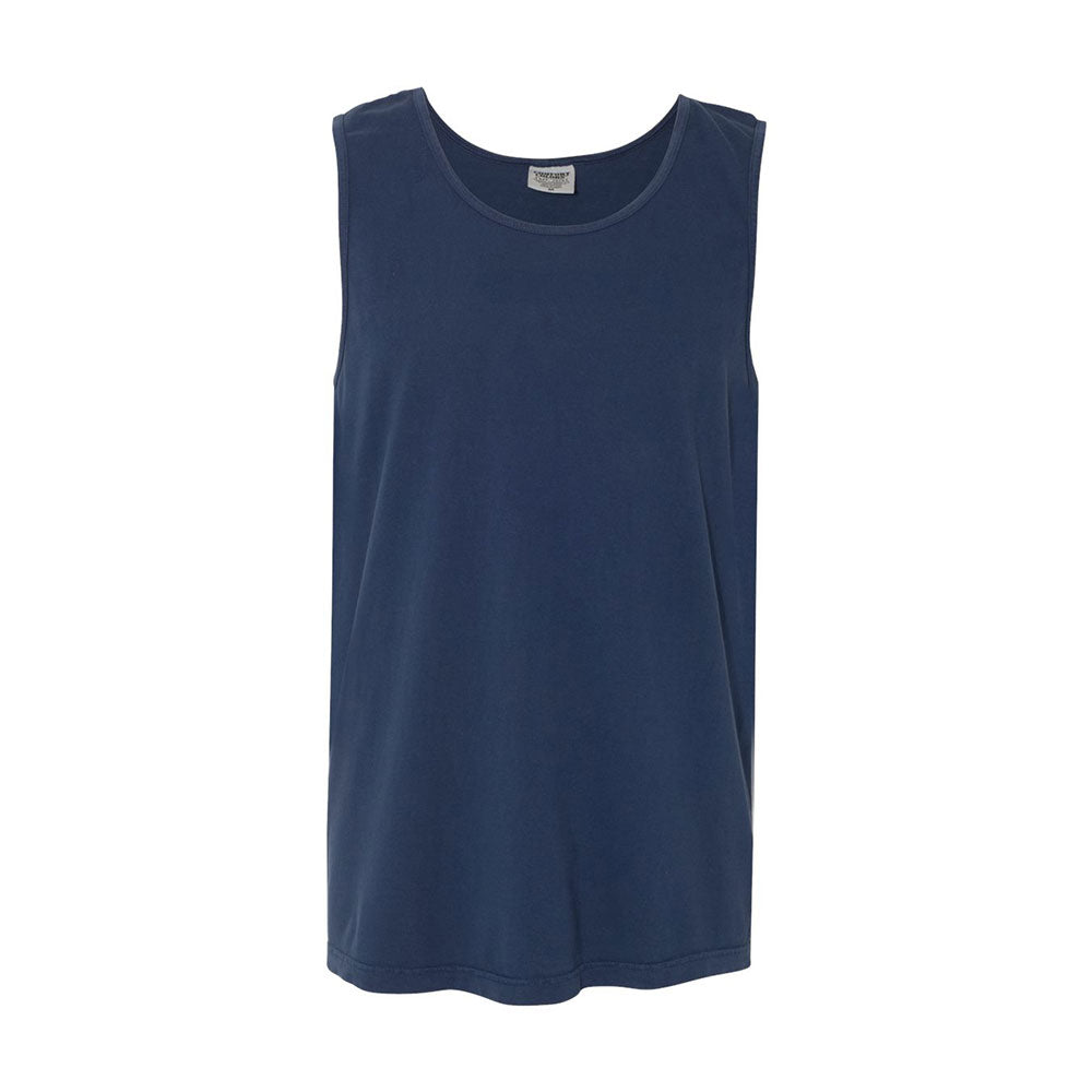 Embroidered Mini Monogram Comfort Color Tank Top