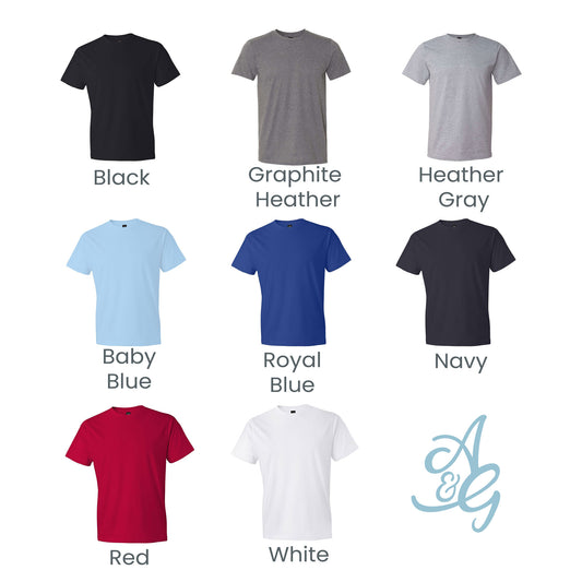 crewneck t-shirt color options