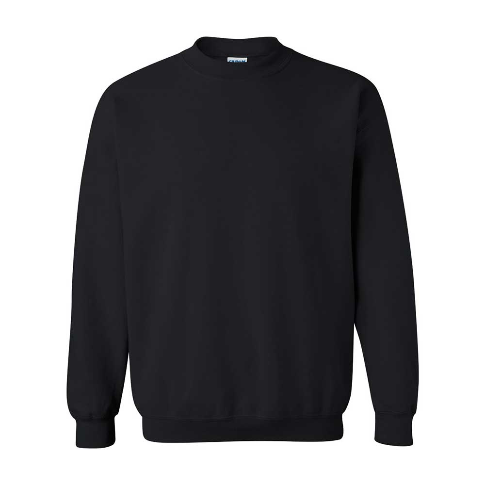 black crewneck sweatshirt