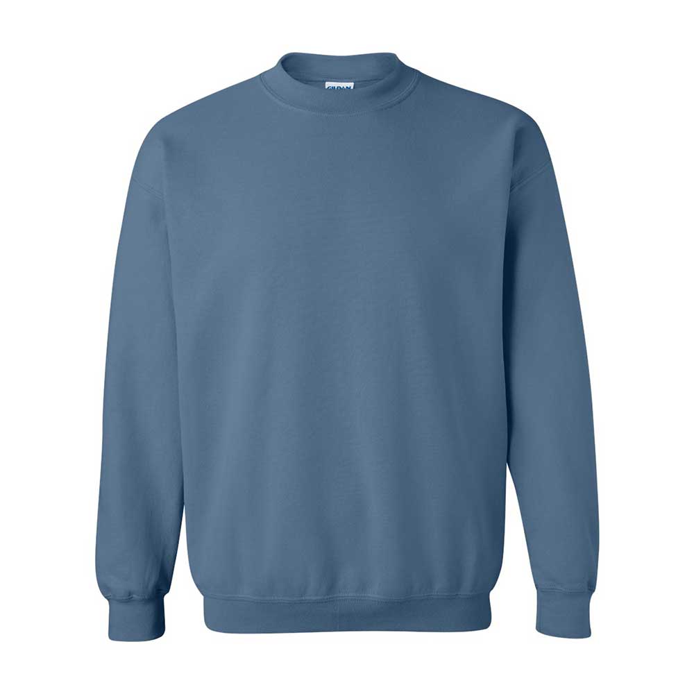 indigo crewneck sweatshirt