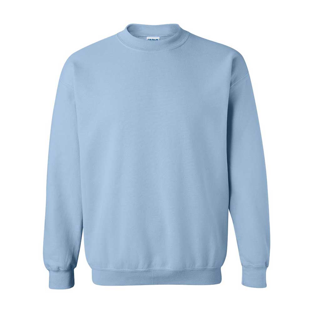 light blue sweatshirt