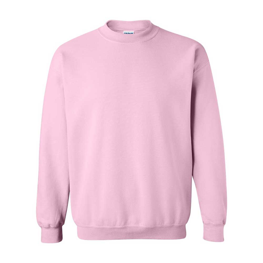 light pink crewneck sweatshirt