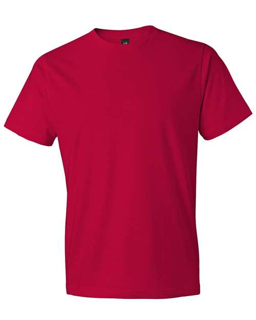 red crewneck t-shirt